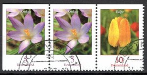 Germany Bund Scott # 2307 (2), 2308, used, variation