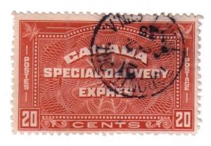 Canada Sc E5 1932 20 c Special Delivery stamp used