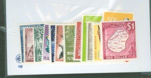 Nauru #58-71  Single (Complete Set)