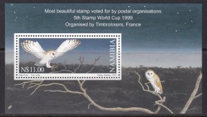 Namibia, Fauna, Birds, Owls MNH / 1999