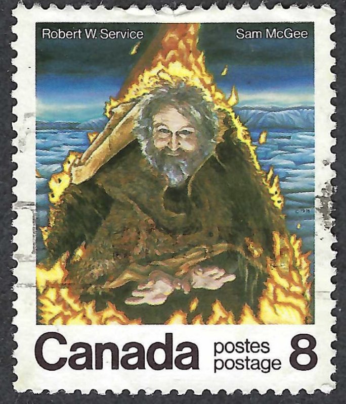Canada #695 8¢ Robert W. Service (1976). Used.