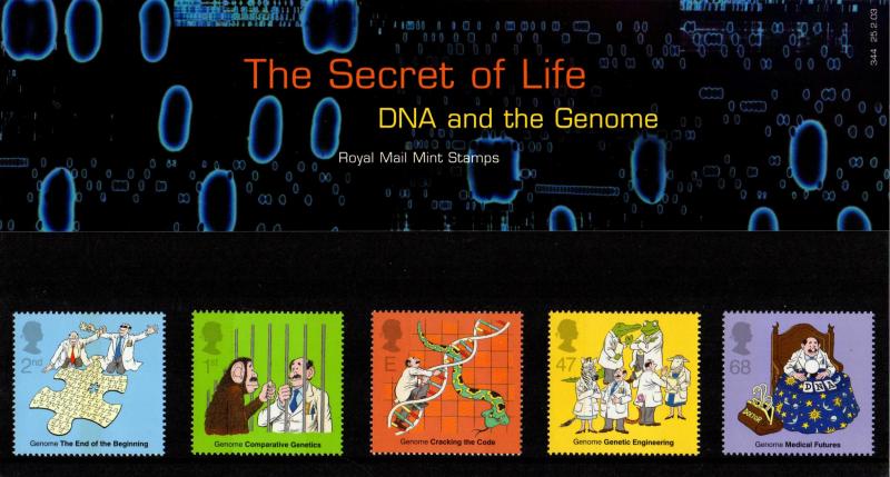 PRESENTATION PACK PP314 2003 - THE SECRET OF LIFE  (printed no.344)