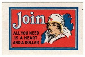 (I.B) US Cinderella : Red Cross Label (1920)