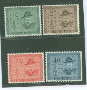 Liechtenstein #270-273  Single (Complete Set) (Scouts)