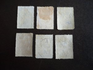 Stamps - Nigeria - Scott# 38,39,42-45 - Used Part Set of 6 Stamps