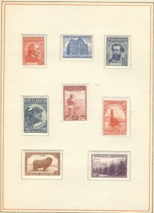 ARGENTINA 1947 U.P.U. PRESENTATION BOOK, LH, Scott for stamps $89.25++