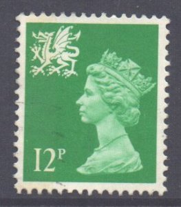 GB Regional Wales SG W36, 1971 Machin 12p used