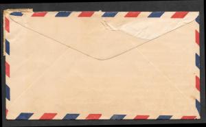 1946 air mail cover from New Caledonia to Hartford, Conn