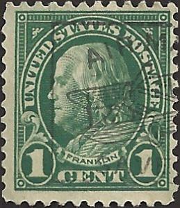 # 552 USED DEEP GREEN BEN FRANKLIN