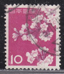 Japan 725 Used 1961 Cherry Blossoms