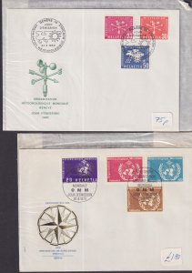 SWITZERLAND International Organizations: Group of commercial mail incl - 34391