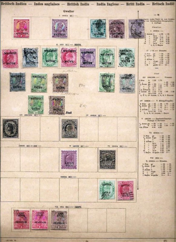 India  /  Ceylon / Philippines   old big  lot   used