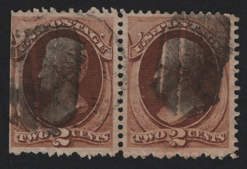 United States Used Scott Number 146 PAIR F-VF   - BARNEYS