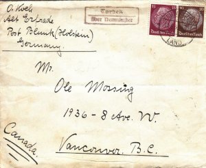 1935, Neumunster, Germany to Vancouver, British Columbia, See Remark (C4017)