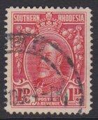 Southern Rhodesia sc#17 1935 1p KGV 2nd-set used