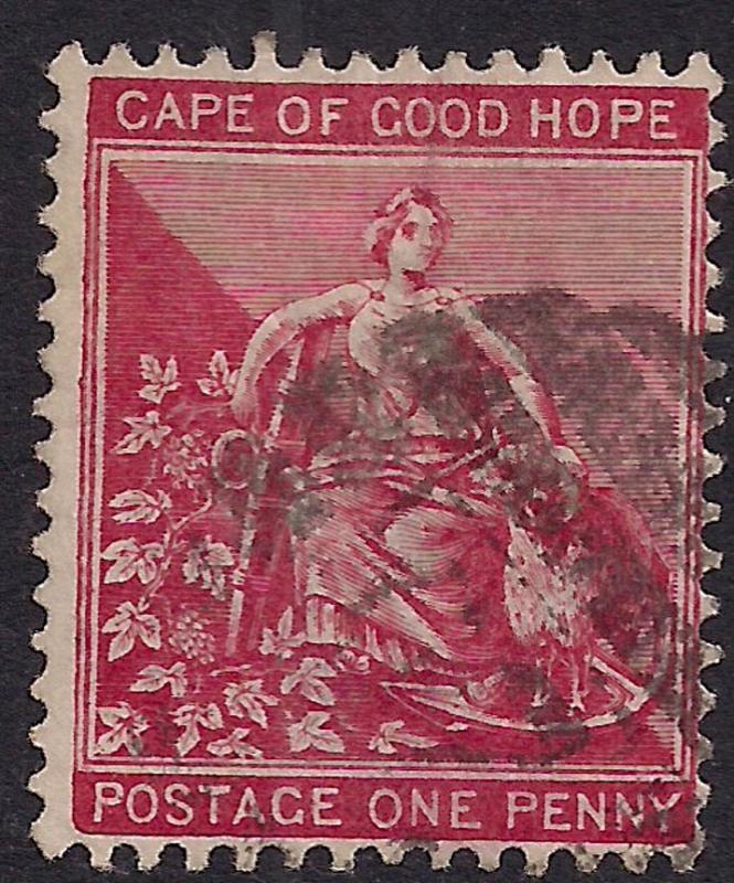 Cape of Good Hope 1884 - 90 QV 1d Carmine Red SG 49a ( E1077)