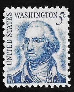 1283A 5 cents George Washington Dirty (1965) Stamp Mint OG NH VF