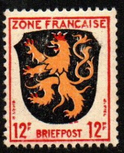 Germany - French Occupation Sc #4N6 MNH