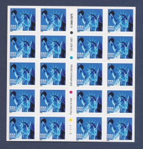USA - Scott 3451 - FVF booklet of 20  - (34cents) - Statue of Liberty - 2000