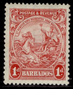 BARBADOS GV SG231c, 1d scarlet, M MINT. Cat £15. PERF 13½ X 12½