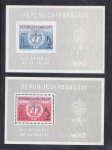 Paraguay Scott #683a & b S/Sheet's MNH