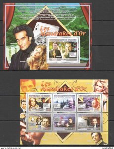 2008 Guinea Cinema Magicians Mandrakes Of Gold 1Kb+1Bl Mn Ns440