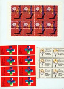 France Czech Swiss Danzig Poster Cinderella Labels (Appx 200+Stamps) NT 8736