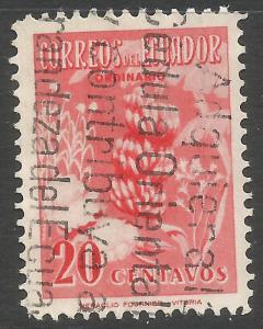 ECUADOR 590 VFU N498-3