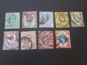 United Kingdom 1902 Sc 127,129,131-35,137-38 KEVII FU