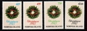 NORFOLK ISLAND SG556/9 1993 CHRISTMAS MNH