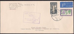 NEW ZEALAND 1940 First flight cover to London..............................B2112