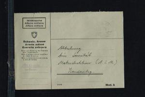 Switserland Army postal service - Feldpost  - Füs. KP II/70 [FX084]