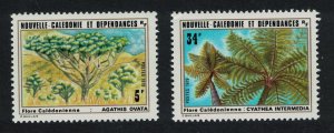 New Caledonia Trees 'Agathis ovata' 'Cyathea intermedia' 2v 1979 MNH SG#624-625