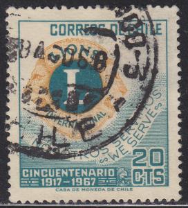 Chile 364 50th Anniv. of Lions Intl. 1967