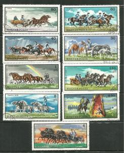 Hungary 1913-21 CTO Horse Breeding on Hungarian Steppes