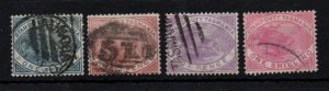 Tasmania 1880 Platypus fine used set F26-F29 WS45985