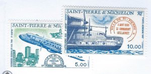 St. Pierre & Miquelon SC CB1-CB2 MNH F-VF...Bargain in Demand!