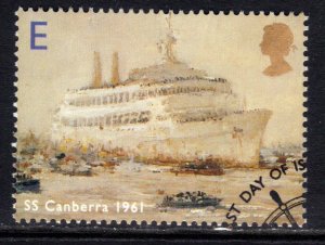 GB 2004 QE2 'E' Ocean Liners SS Canberra 1961 SG 2449 ex fdc ( L922 ) 