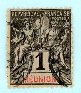 Reunion, Scott #34, Used