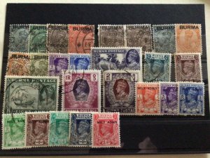 Burma  mounted mint & used  stamps  A11535