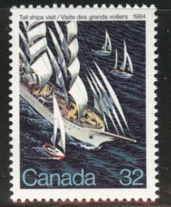 Canada Scott 1012 MNH** 1984 Tall ship stamp