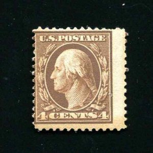 377 4¢ Washington  MNH 1911