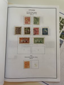 Collection of Lithuania stamps