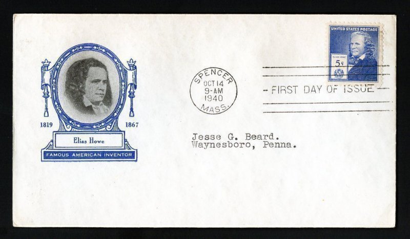 # 889 to 893 First Day Covers with Ioor cachet dated 1940 - #1