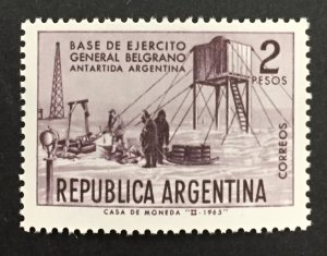 Argentina 1965 #769, Belgrano Base-Antarctica, MNH.