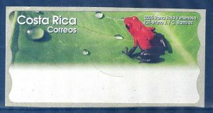 Costa Rica 2005 / 2006 Stamp Label Frogs Rana Roja Without Value MNH