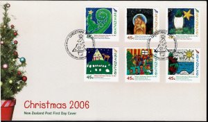 New Zealand 2006 Christmas FDC -