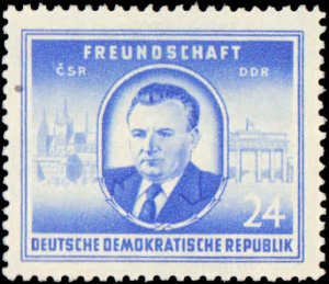 1952 Germany DDR  #99, Complete Set, Hinged