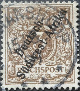 German South West Africa 1899 Three Pfennig with KEETMANSHOOP postmark