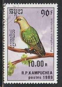 1989 Cambodia - Sc 942 - used VF - 1 single - Birds